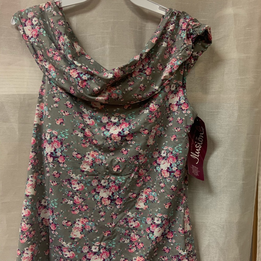Off the shoulder Dress shirt